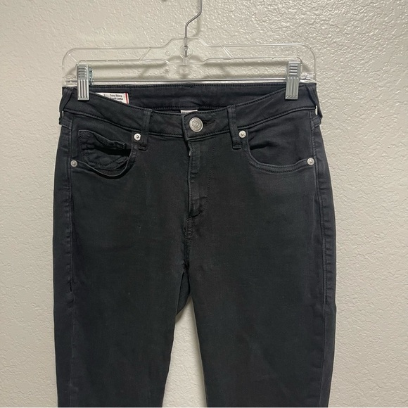 True Religion Black Jennie Curvy Skinny Jeans Size 27 - Picture 3 of 9